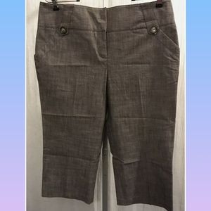 BCX brown crop pant juniors size 13